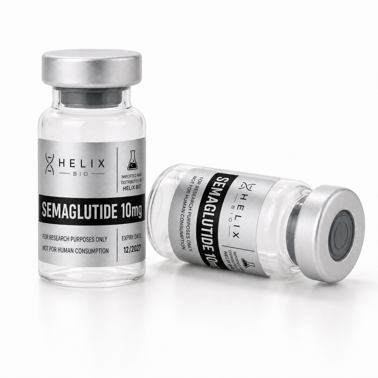 Helix Bio Semaglutide research peptide vial