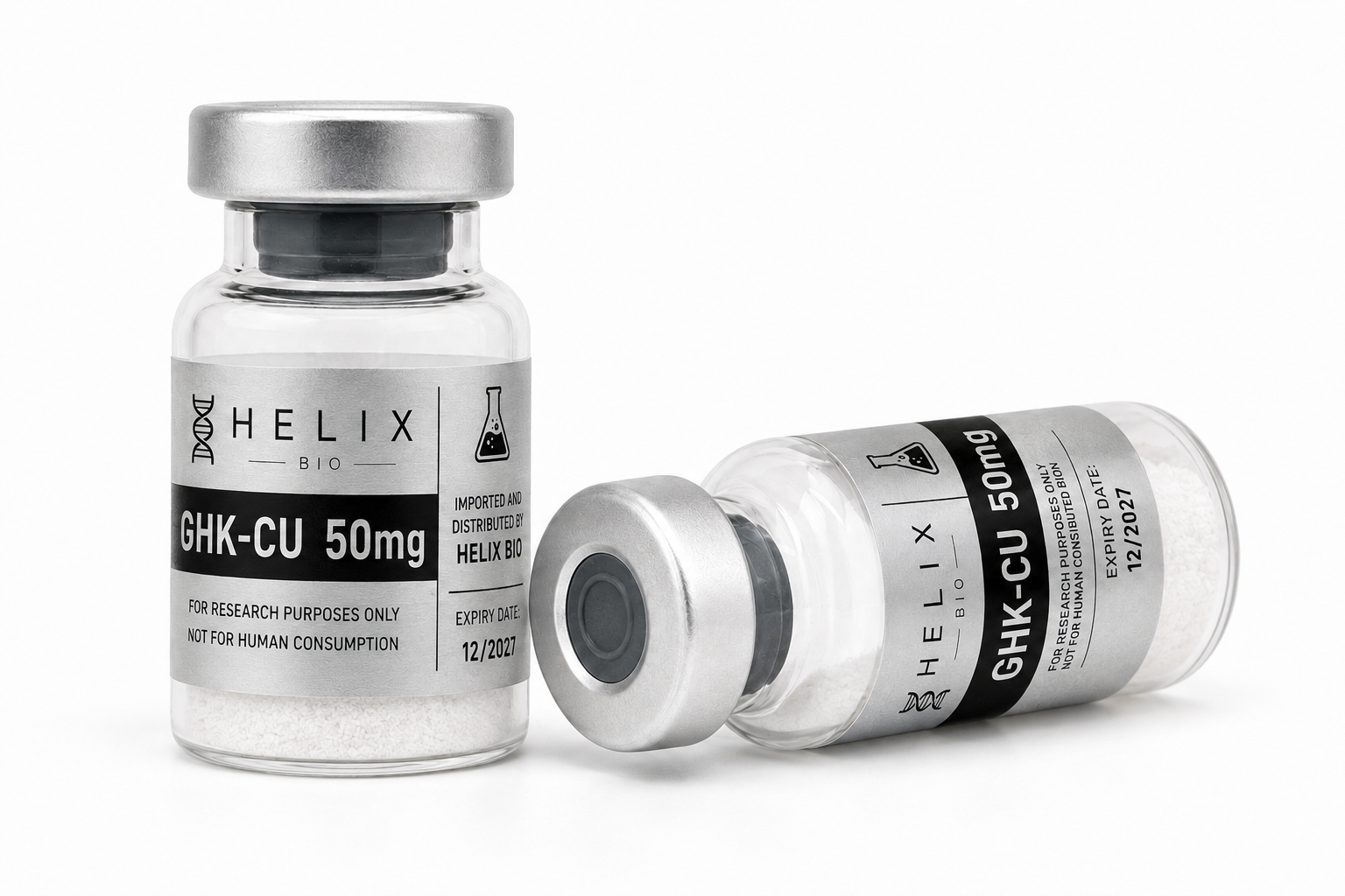 Helix Bio GHK-cu Copper Peptide research peptide vial