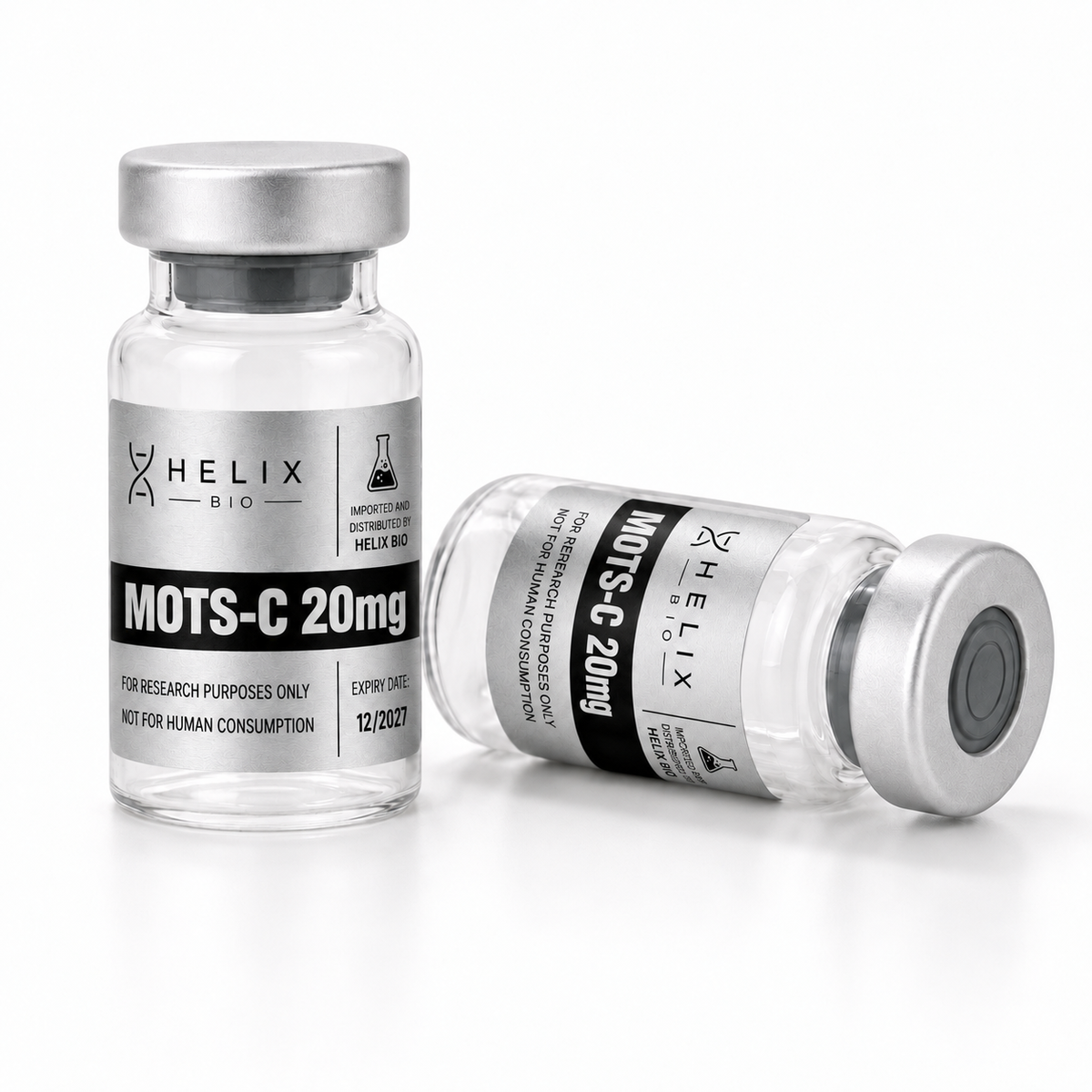 Helix Bio MOTS-C 20mg mitochondrial research peptide vial