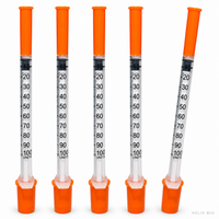 Insulin Syringes with Needles – Packs of 5, 10 or 20